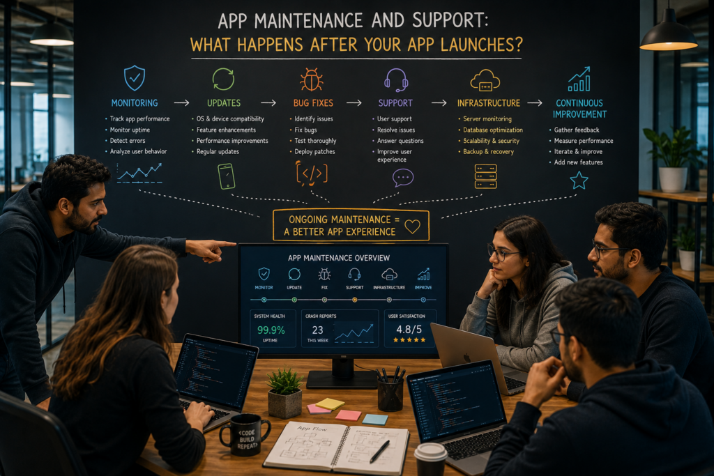 App Maintenance and Support: What Happens After Your App Launches?