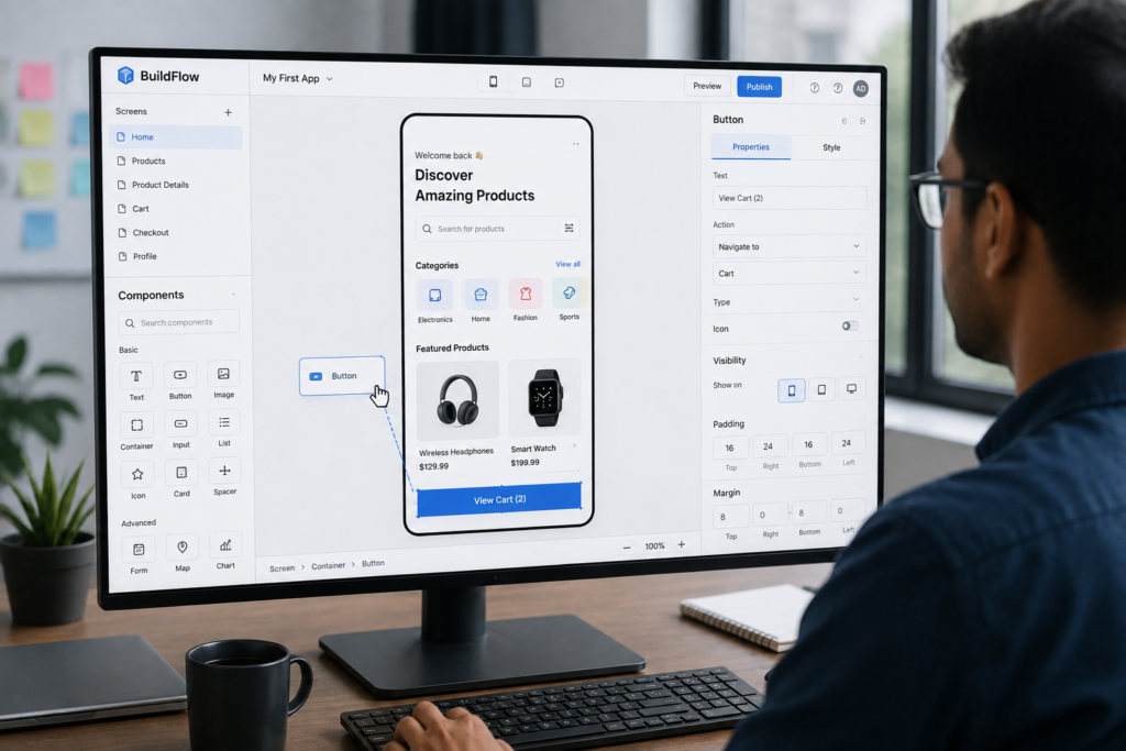 No Code App Development: What It Can Do, What It Cannot, and When to Build Custom