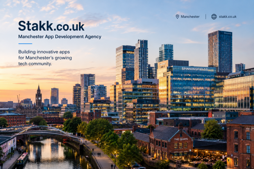 Manchester city skyline representing the growing tech hub