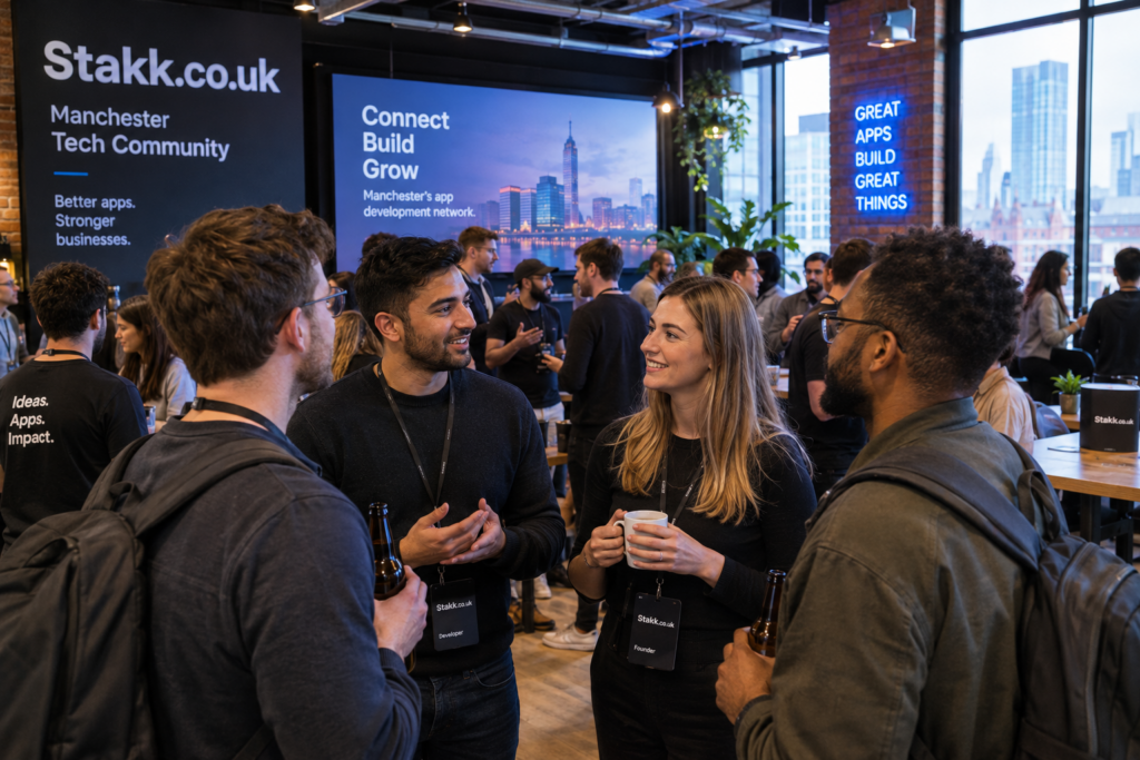 Manchester tech networking event for app developers