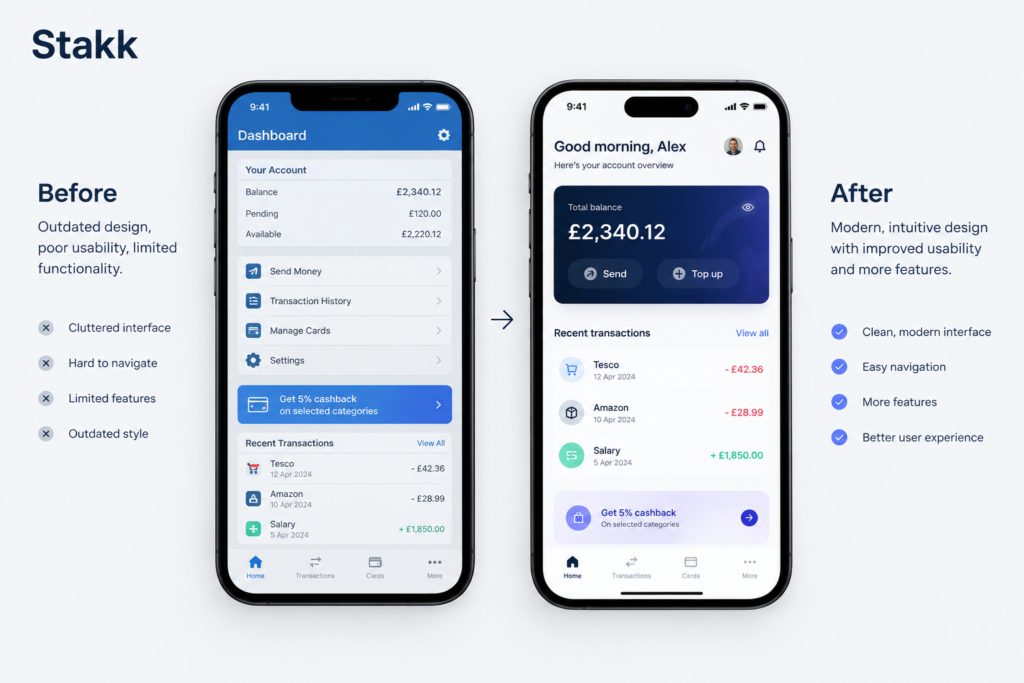 App Redesign: How to Transform an Underperforming Mobile App Into One Users Love